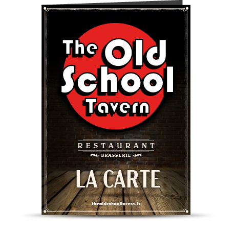 Carte du restaurant The Old School Tavern la ville aux dames