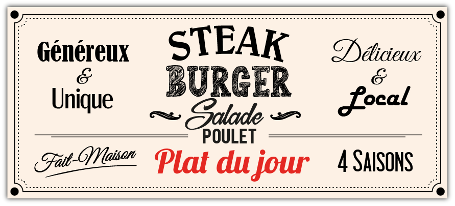 Viande et Burger - restaurant la ville aux dames The Old School Tavern